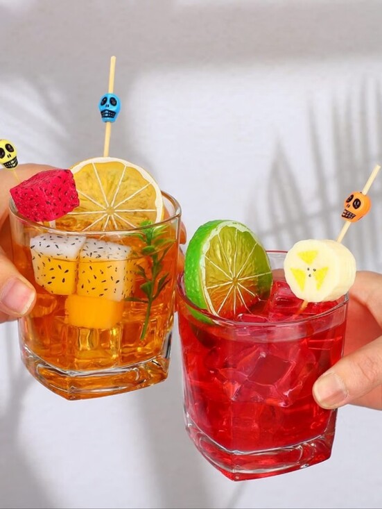 Other - Skull Cocktail Picks Halloween Party 400